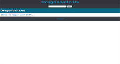 Desktop Screenshot of dragonballz.us