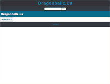 Tablet Screenshot of dragonballz.us